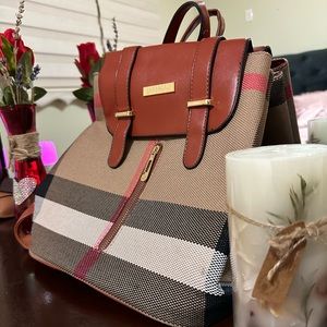 Burberry Checkered Backpack